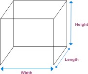 How do you calculate the volume of a room?