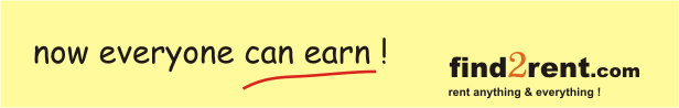 earn money is easy now, rent anything & everything!