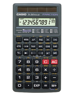 Casio FX-260 Solar Scientific Calculator