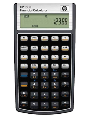 HP - 10bII+ Financial Calculator